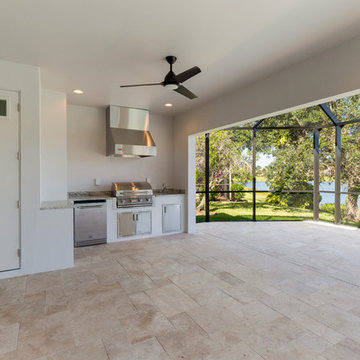 Contemporary Custom Home with Opposing Garages