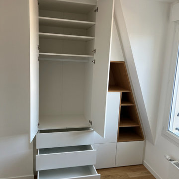 Le Plessis-Robinson - Création d'un dressing en sous-pente