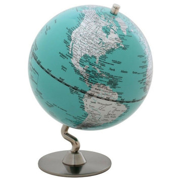 Magellan Turquoise World Globe, 5" Diameter