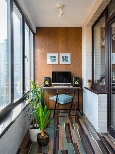 Фьюжн Балкон и лоджия by MO interior design