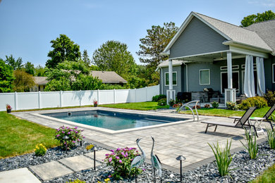 Inspiration for a pool remodel in Detroit