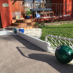 SoccerPool game table, White/Tan - Backyard Play