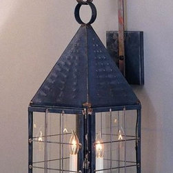 Colonial Revere Pierced Lantern - Custom Period Wall Lighting - Wall Sconces