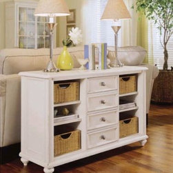 American Drew 920-925 Console Table Camden - Light - Coffee Tables