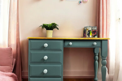 Design ideas for a contemporary kids' bedroom in London.