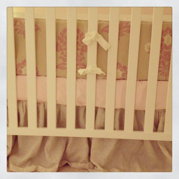 Baby Girl Nursery: Orchid and pale pink