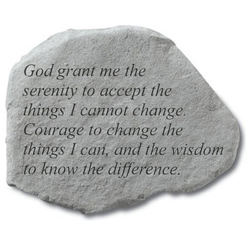 God Grant Me The Serenity Memorial Garden Stone