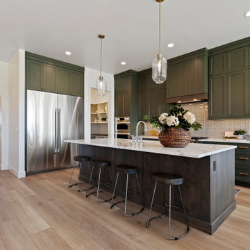 Logan River Modern Tudor Kitchen