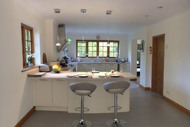 This is an example of a contemporary home in Berkshire.