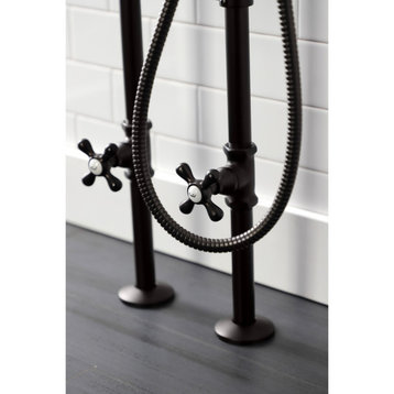 CCK226K5 Freestanding Tub Faucet With Supply Line, Oil Rubbed Bronze