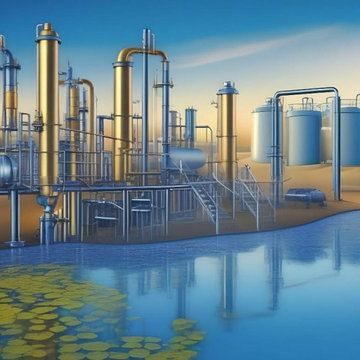 Water Treatment and Wastewater Recycling Plant in Oil and Gas Production