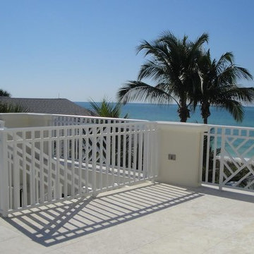 Welded Aluminum Railing & 5V Metal Roof
