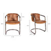 Benedict Dining Chair Light Brown-m2 (Set of 2)