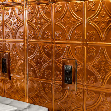 Copper Backsplash