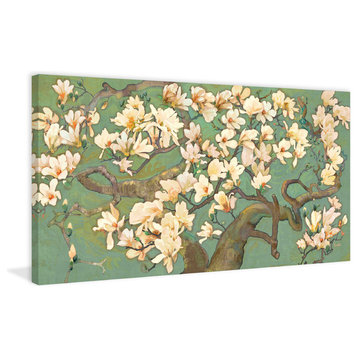 "Magnolia Branches III" Painting Print on Canvas by Evelia