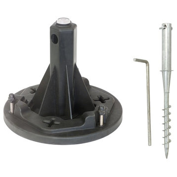 Gama Sonic 30001 GS-3 EZ Anchor In-Ground Mounting Kit