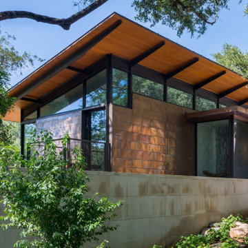 San Antonio Home with Walnut & White Oak Details