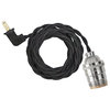 The Chambers Lamp, Cord: Black Twisted, Pendant, With Plug
