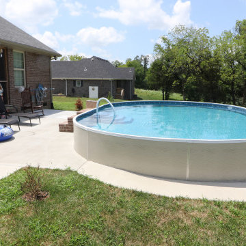 Semi-Inground Metric Series Radiant Pool