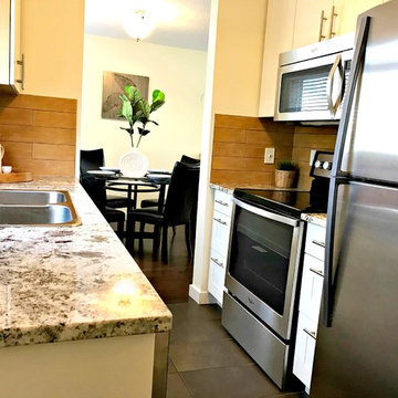 Tropical Accent Condo Remodel- Edmonton