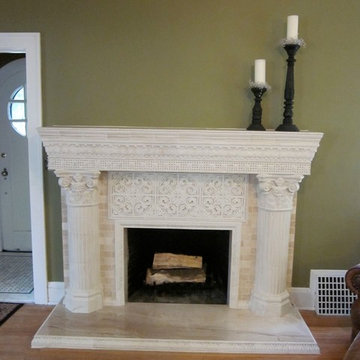 Traditional Fireplace - Encore Ceramics
