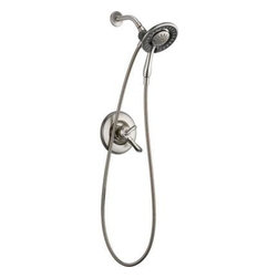 Delta - Tub & Showerhead: Delta Linden In2ition 1-Handle 3-Spray Shower Only Faucet in S - Showerheads And Body Sprays