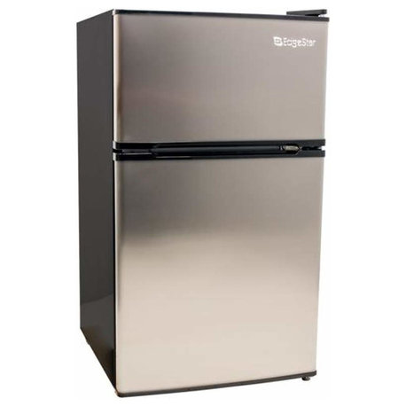 EdgeStar CRF321 19"W 3.1 Cu. Ft. Energy Star Rated Fridge/Freezer - Stainless