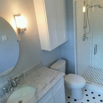 Remodeled master bathroom in Raleigh