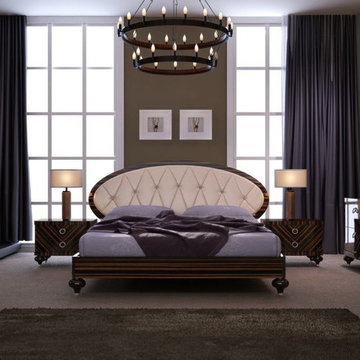 Delia Contemporary 5 PC Bedroom Set