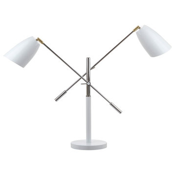 Safavieh Mavis 32"H Adjustable Table Lamp, White