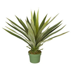 Pure Garden 29.5-inch Potted Sansevieria Snake Artificial Plant