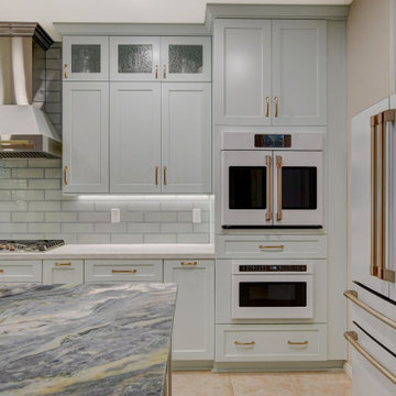 Custom Baby Blue Kitchen in Las Vegas
