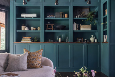 Inspiration for a transitional home office remodel in Seattle
