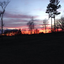 Beautiful Sunsets At The New House