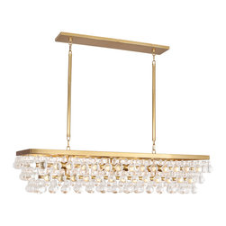 Robert Abbey - Robert Abbey Bling Linear Suspension Chandelier - Chandeliers