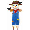 Country Scarecrow Metal Wall Hanging / Garden Stake