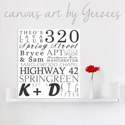 Geezees Canvas Products - Novelty Signs