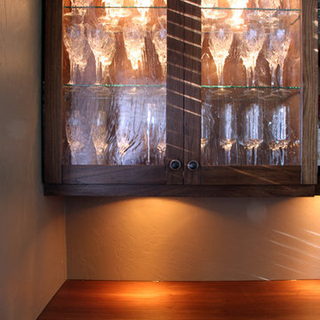 walnut drinks cabinet