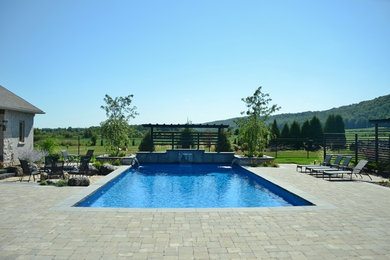 Example of a transitional pool design in Toronto