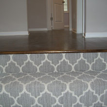 Staircase and hallway carpet