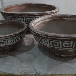 Rustic Outdoor Glazed Pots - Products