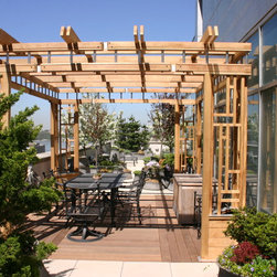 NYC Rooftop Pergola - Pergolas