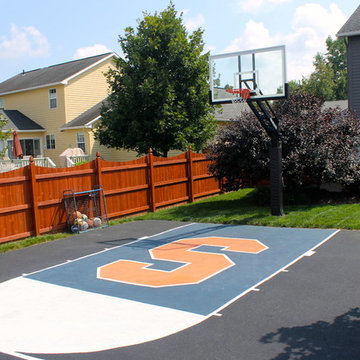 Brett L's Pro Dunk Platinum Basketball System on a 25x22 in Liverpool, NY
