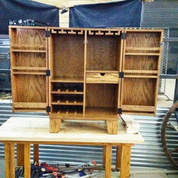 Bar Cabinet - Game Room And Bar Decor