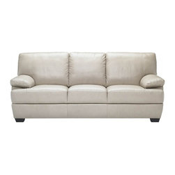 Natuzzi Editions Contemporary Leather Sofa B594 - Sofas