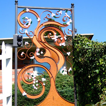 Japanese Cherry Tree Garden Gate