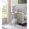 Picket House Furnishings Peek Acrylic Snack Table in Gold