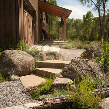 Native Landscaping Montana River Lodge