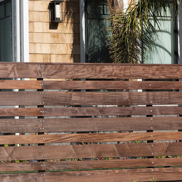 Ipe Fencing in the hills of Tarzana
