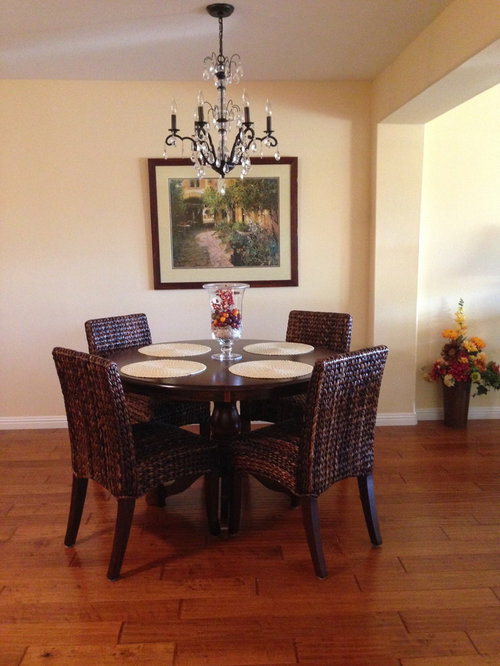 Help Need to lighten dining areas in dark condo